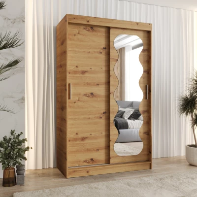 Šatní skříň 120 cm ROZANA - dub artisan