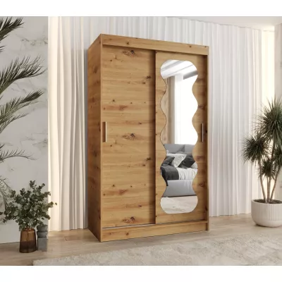 Šatní skříň 120 cm ROZANA - dub artisan