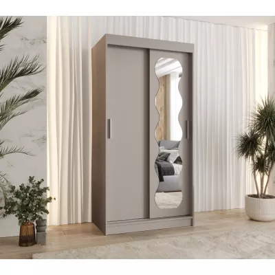 Šatní skříň 100 cm ROZANA - kašmírová