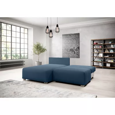 Malá sedací souprava ROSIANA - modrá, levý roh