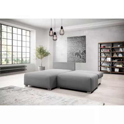 Malá sedací souprava ROSIANA - šedá, levý roh