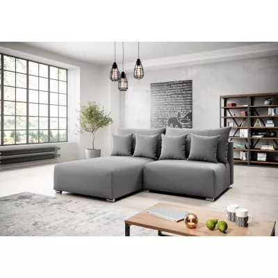 Malá sedací souprava ROSIANA - šedá, levý roh