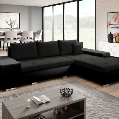 Sedací souprava s taburety EDERA MINI - černá