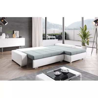 Sedací souprava s úložným prostorem CANDIDA - černá / žlutá