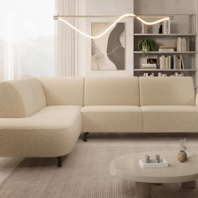 Elegantní sedací souprava ZAVAHA - béžová, levý roh