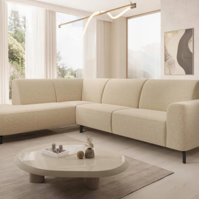 Elegantní sedací souprava ZAVAHA - béžová, levý roh