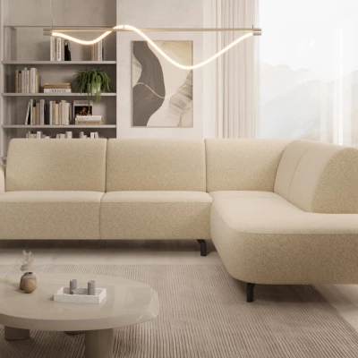 Elegantní sedací souprava ZAVAHA - béžová, pravý roh