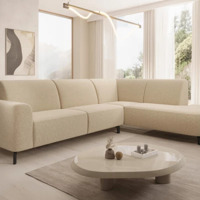 Elegantní sedací souprava ZAVAHA - béžová, pravý roh
