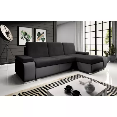 Sedací souprava s úložným prostorem XAVERA - černá