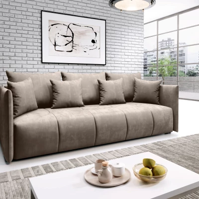 Třímístná pohovka VALENTINI - béžová