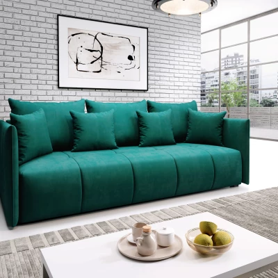 Třímístná pohovka VALENTINI - zelená