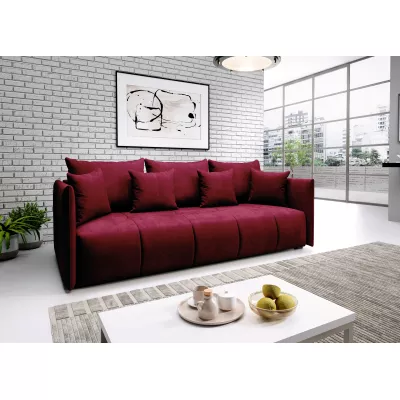 Třímístná pohovka VALENTINI - červená