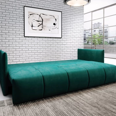 Třímístná pohovka VALENTINI - tmavě modrá