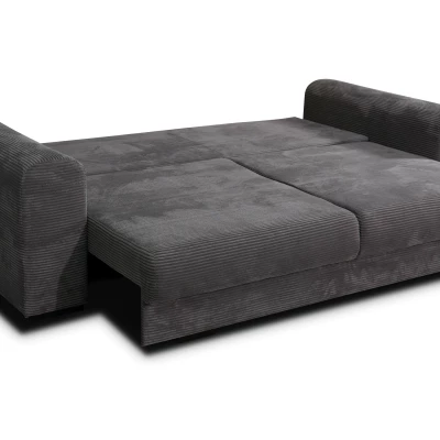 Čalouněná trojmístná pohovka SAHRADA - popelavá / světle šedá / šedá