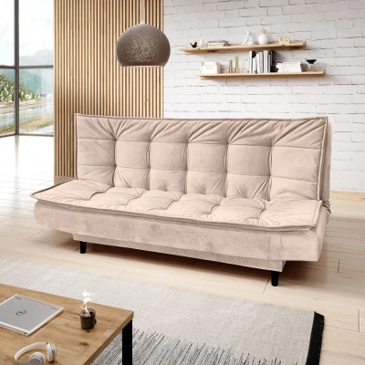 Čalouněná třímístná pohovka ULJANA - světle růžová