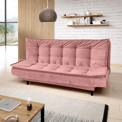 Čalouněná třímístná pohovka ULJANA - růžová