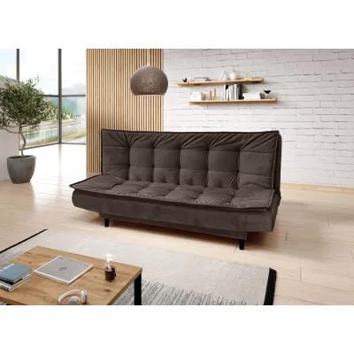 Čalouněná třímístná pohovka ULJANA - hnědá