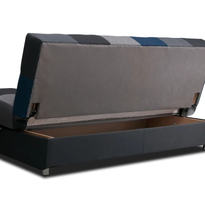 Rozkládací pohovka KATARINA - černá / šedá / zelená