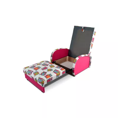 Dětská rozkládací pohovka DAJKA - růžová / světle růžová