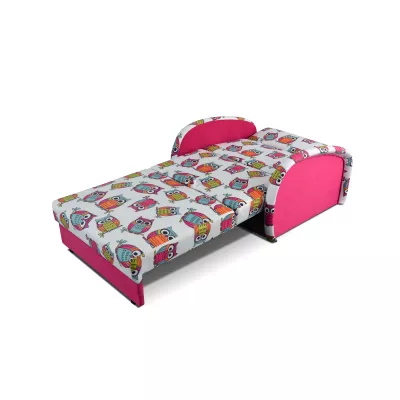 Dětská rozkládací pohovka DAJKA - růžová / světle růžová