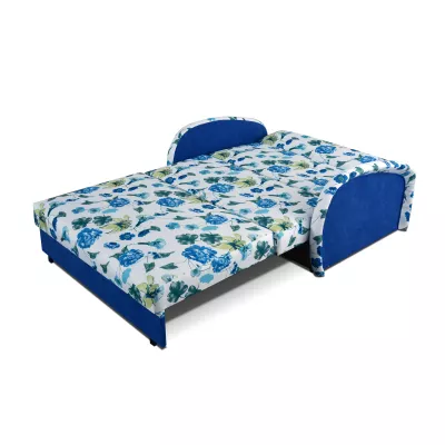 Dětská dvoumístná pohovka DAJKA - modrá / bílá