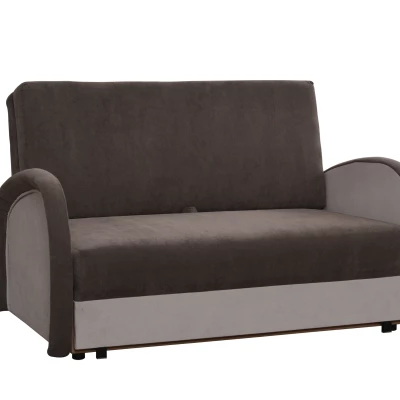 Dětská dvoumístná pohovka DAJKA - světle hnědá / hnědá