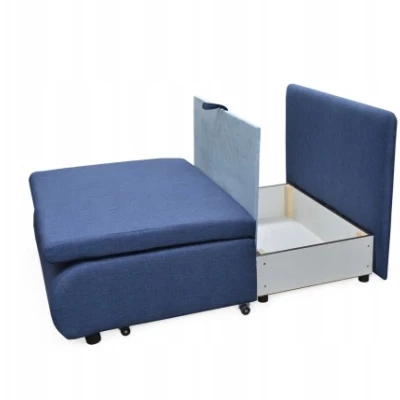 Dětská pohovka DALIDA - šedá / červená