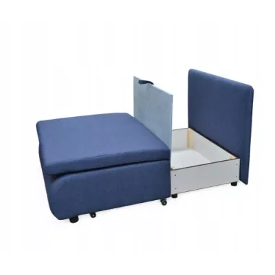 Dětská pohovka DALIDA - šedá / červená