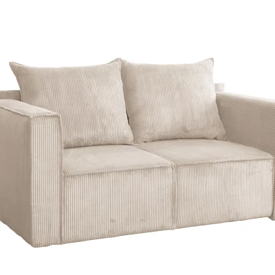 Rozkládací dvoumístná pohovka ANNEKA - světle béžová