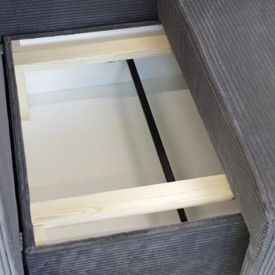 Rozkládací dvoumístná pohovka ANNEKA - šedá