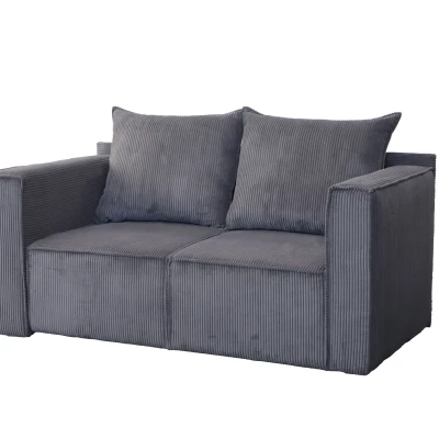 Rozkládací dvoumístná pohovka ANNEKA - šedá