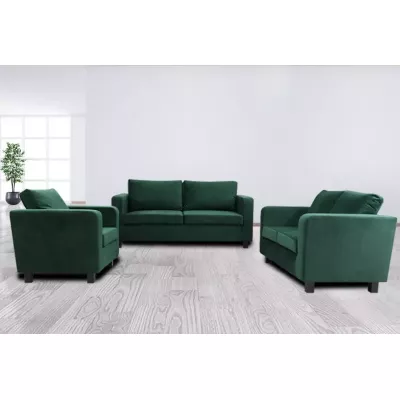 Čalouněná dvoumístná pohovka CRISTALINA - zelená