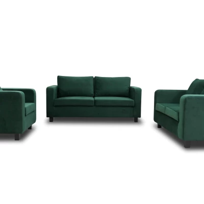 Čalouněná trojmístná pohovka CRISTALINA - zelená