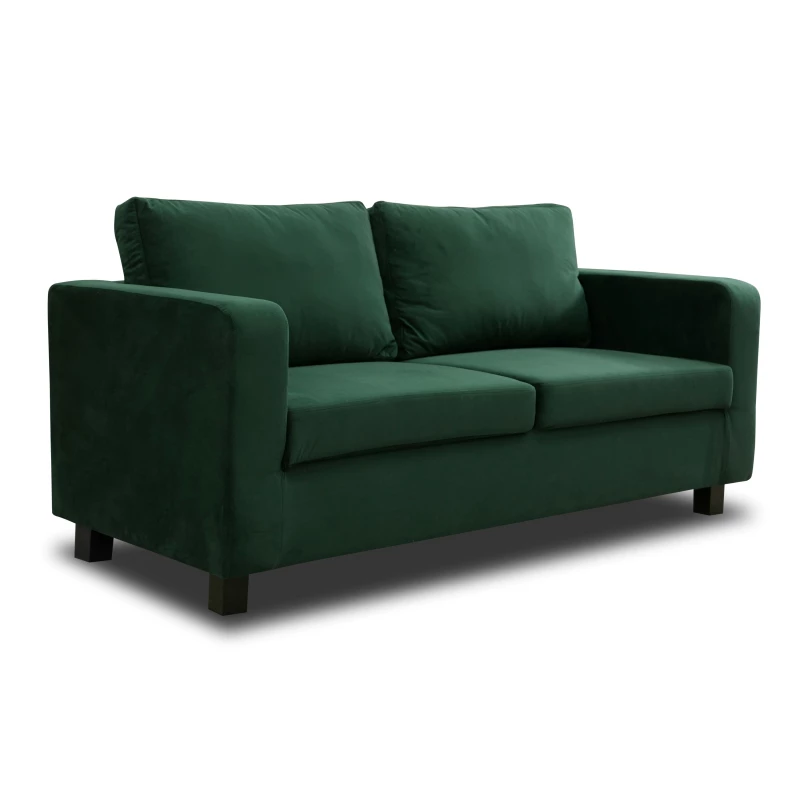 Čalouněná trojmístná pohovka CRISTALINA - zelená