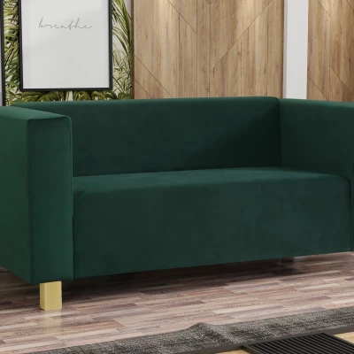 Dvoumístná pohovka BISERKA - zelená / borovice