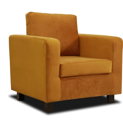 Čalouněné křeslo CRISTALINA - žluté