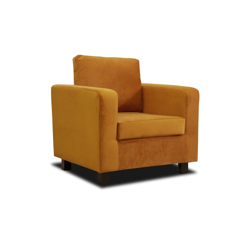 Čalouněné křeslo CRISTALINA - žluté