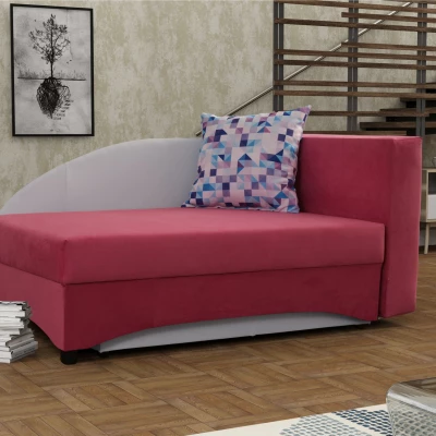 Dětská válenda 80x200 BENIGNA - růžová / bílá, pravá