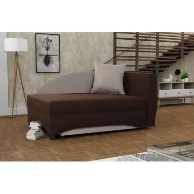 Dětská válenda 80x200 BENIGNA - tmavě hnědá / béžová, pravá