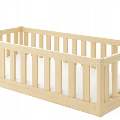 Dětská postel 80x160 SELENE s matrací a zábranou - borovice