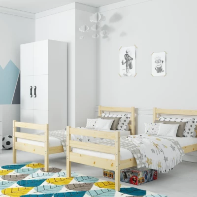 Dětská patrová postel 90x190 MELANIE - borovice