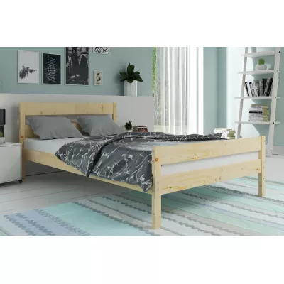 Manželská postel 140x200 SERAPHINA - borovice