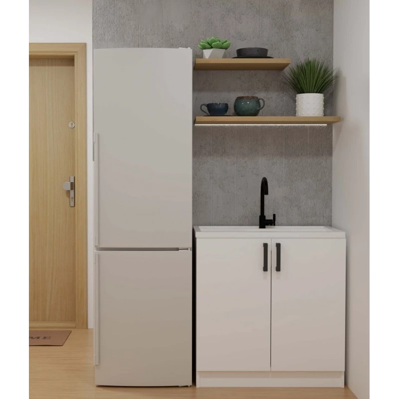 Spodní kuchyňská skříňka pod dřez 80 cm KAINA - bílá