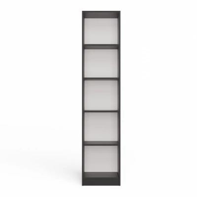 Úzká knihovna RAUNO - 40 cm, antracit
