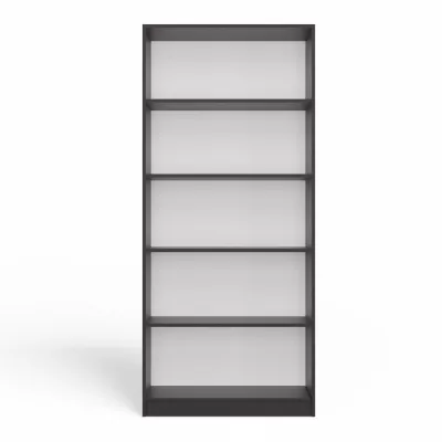 Úzká knihovna RAUNO - 80 cm, antracit