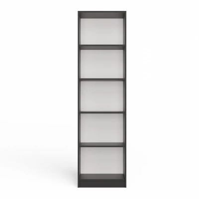 Úzká knihovna RAUNO - 50 cm, antracit