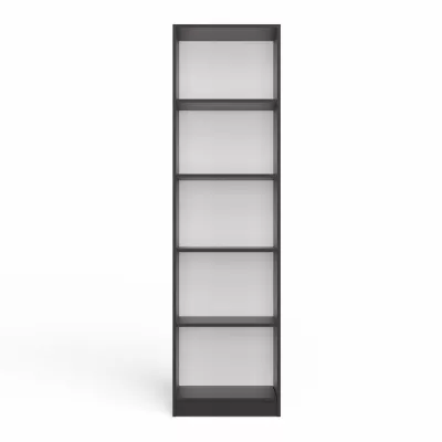 Úzká knihovna RAUNO - 50 cm, antracit