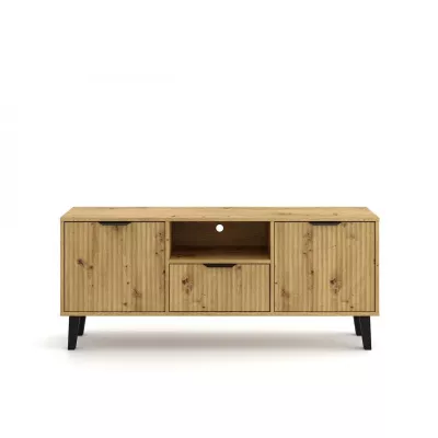 Televizní stolek SITIVE SLIM - dub artisan / černý