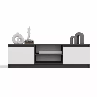 Stolek pod televizi SABA 1 - antracit / bílý