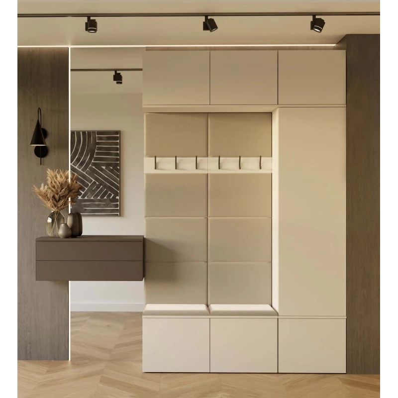 Předsíňová stěna s věšáky OPELIKA - kašmír